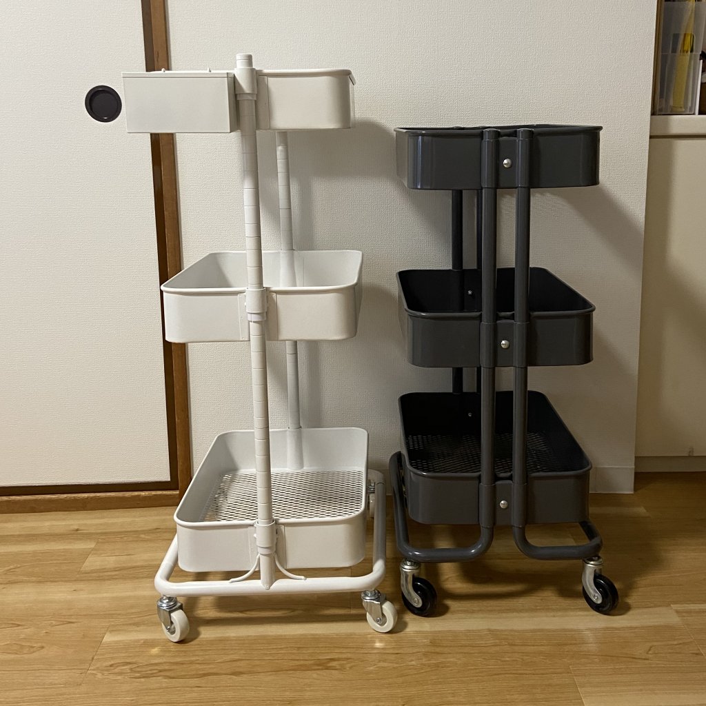 PC Desk StorageNitori's Steel Wagon 