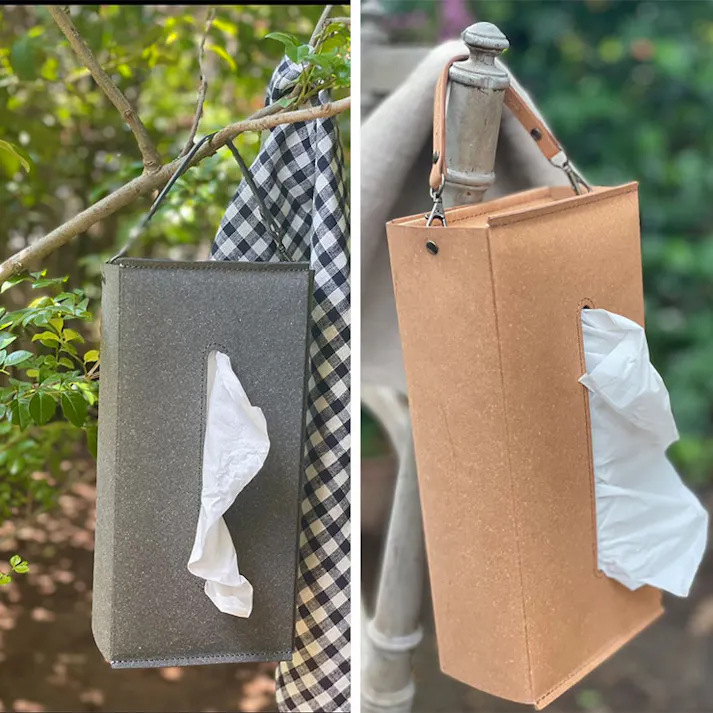 ティッシュケース 吊り下げ PUレザーティッシュカバー 車 おしゃれ 壁掛け 置き型 卓上 車内 ティッシュ 収納 テイッシュケース カー用品 車用品便利グッズ 車グッズ 日用品 北欧 ベルト付き 着脱 リビング ポケット付きベージュベージュ : リビングート