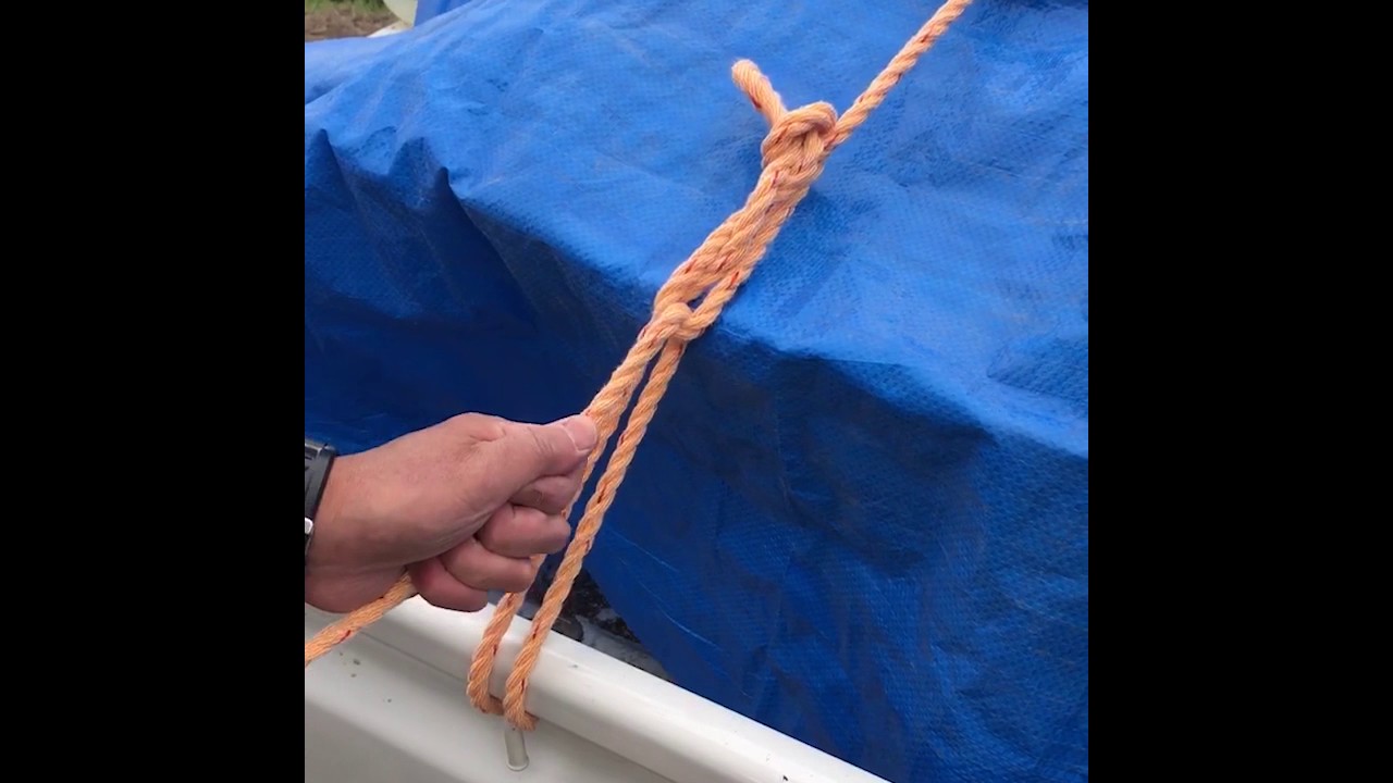 南京結び ホームセンターの貸し出しトラックで困らない荷物固定ロープの結び方