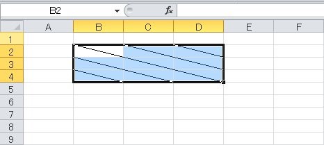 Excelで斜線の引き方・正しい向き・複数セルに斜線を引く・斜線を消すTschoolBANK 作～るバンク