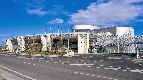 福島県産業交流館 ビッグパレットの写真素材 - PIXTA