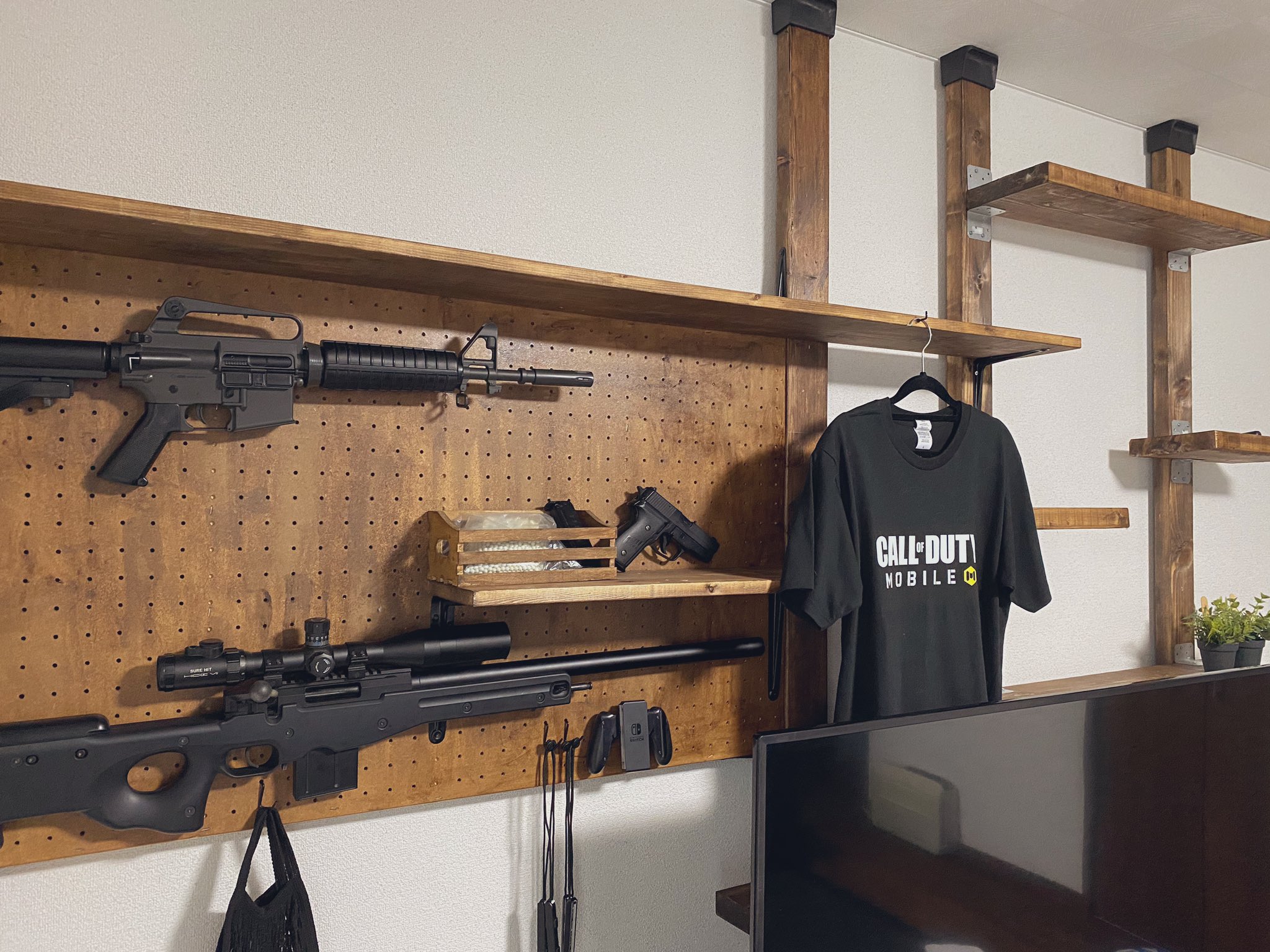 木製ガンラック自作・電動ガンやアサルトライフルに最適な自作ガンラック│ミリヲタ・サバゲー・サバイバルゲーム情報