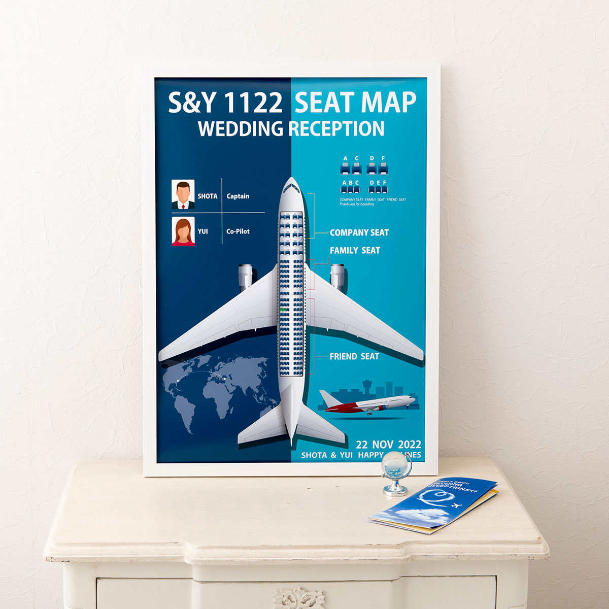 高級感溢れるウェルカムボード！顧客満足度アップ間違いなし