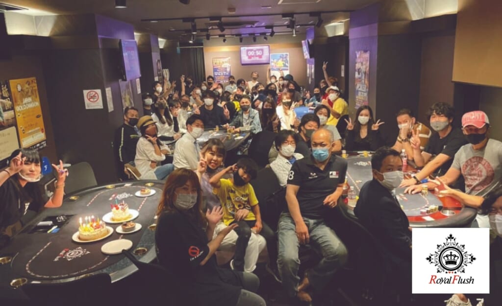 名古屋栄に登場！ポーカーやるならロイヤルフラッシュ
