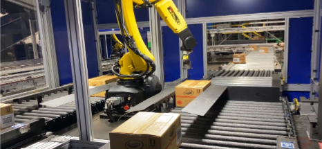 段ボールカット・内容物自動取り出し装置 製品紹介山科精器株式会社