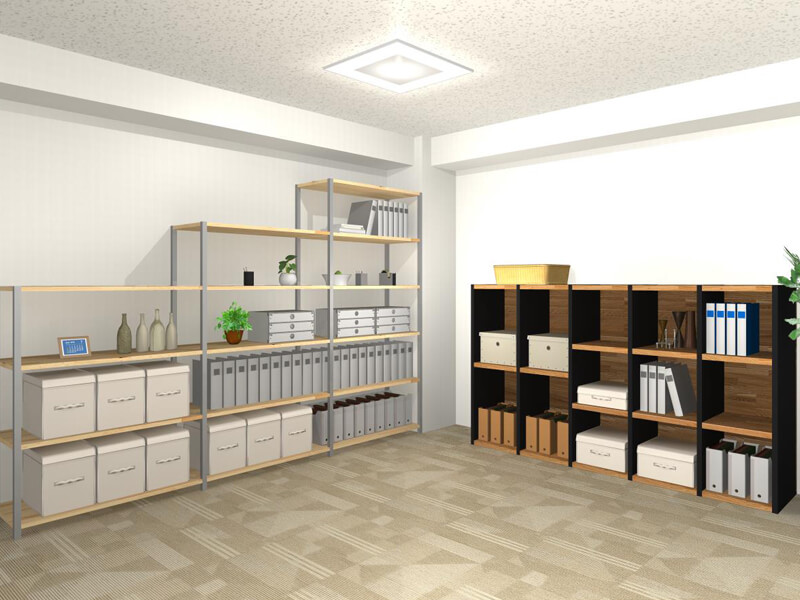 狭いオフィスはオフィスレイアウトを見直そう！オフィスを改善する方法とは│スチールラック・メタル製ラックの専門通販なら スチールラックのキタジマ～パーツやおしゃれ収納術もたくさん～