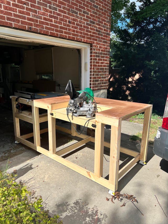 テーブルソー脚部の自作 : □□ Ainame60 たまたま日記 □□