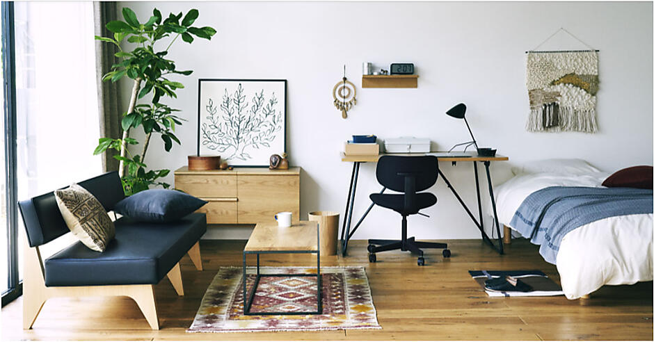 無印良品 テーブルベンチ 無印良品 無垢材テーブルベンチレンタル - レンタルキング