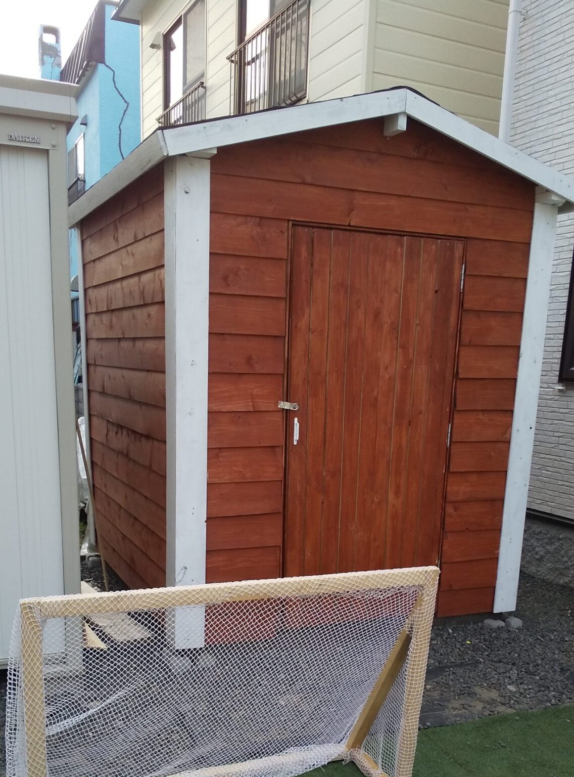 DIY 庭に1坪サイズの物置を作る１ LasGooBuilding a shed in the garden