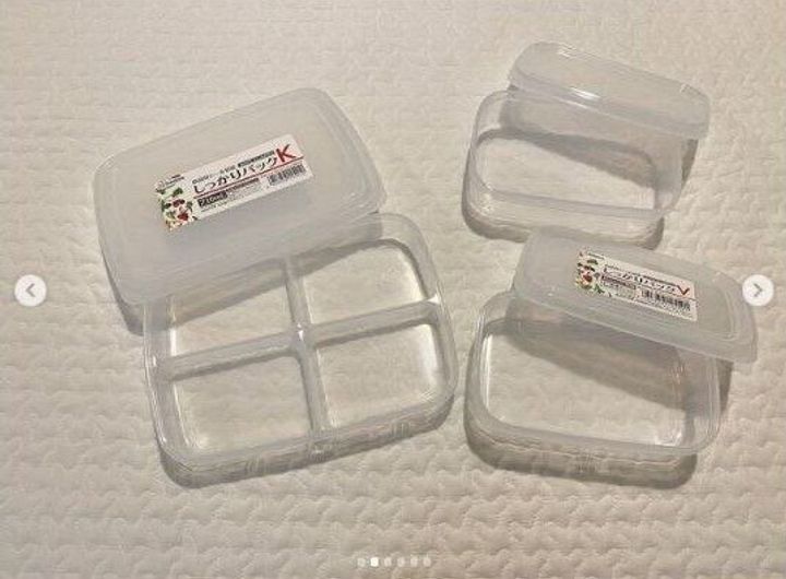 快適キッチンを目指して① 100均のフタが立つ保存容器が使いやすい！LEE