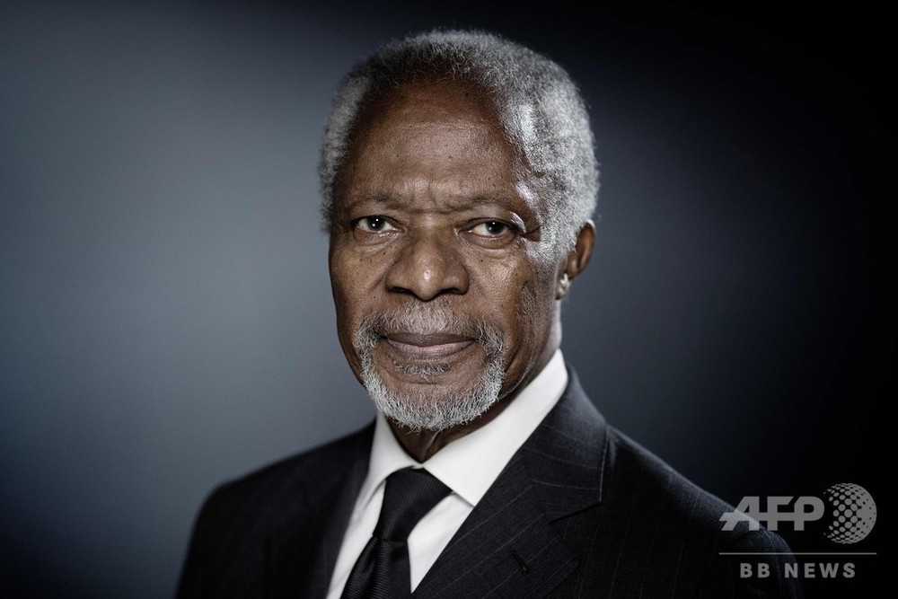元国連事務総長のコフィ・アナン氏が死去、80歳 写真11枚 国際ニュース：AFPBB News