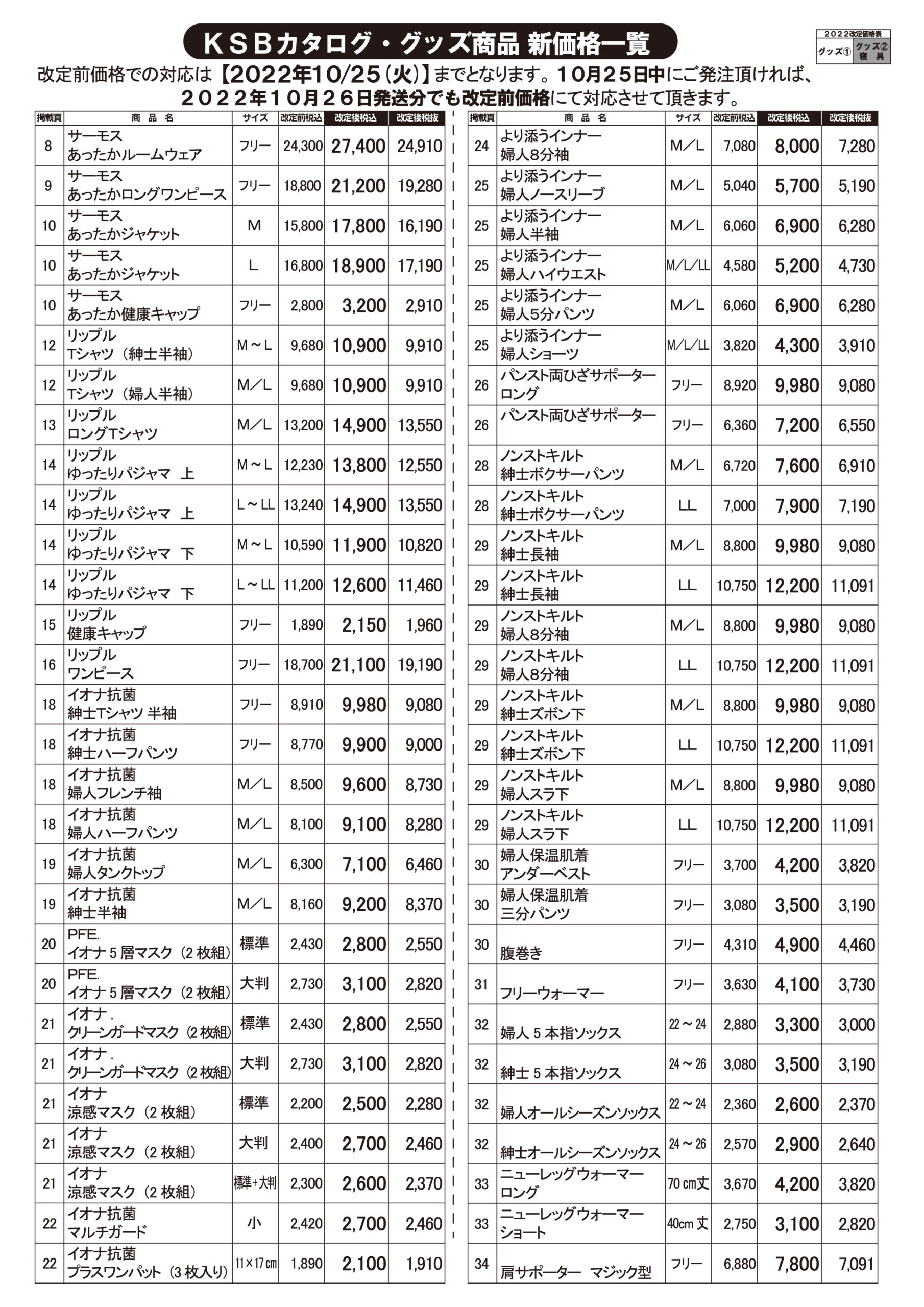 見やすく使いやすい！製品 商品 価格一覧表「Excel・Word・PDF」ダウンロード無料テンプレートTemplateBox