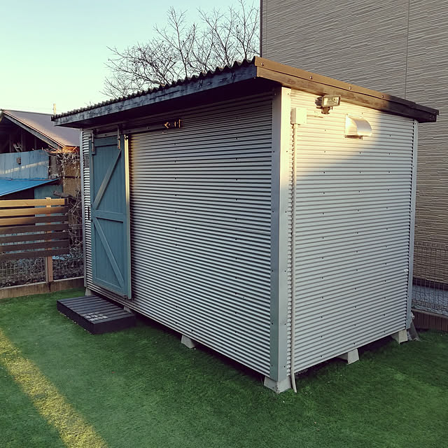 DIY☆農機具物置小屋Ａ作り③ - 熊取のおっちゃんの徒然草