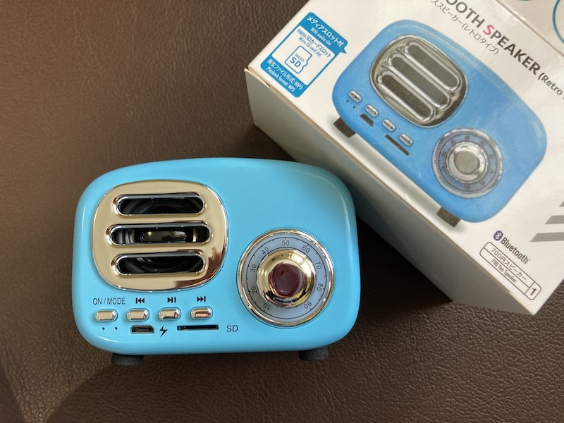 ダイソーの「Bluetoothスピーカー ポータブルタイプ」 500円、第3世代: りんご便り