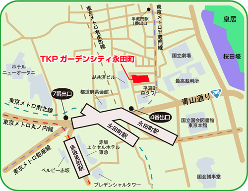 永田町駅 路線図・路線一覧レイルラボ RailLab