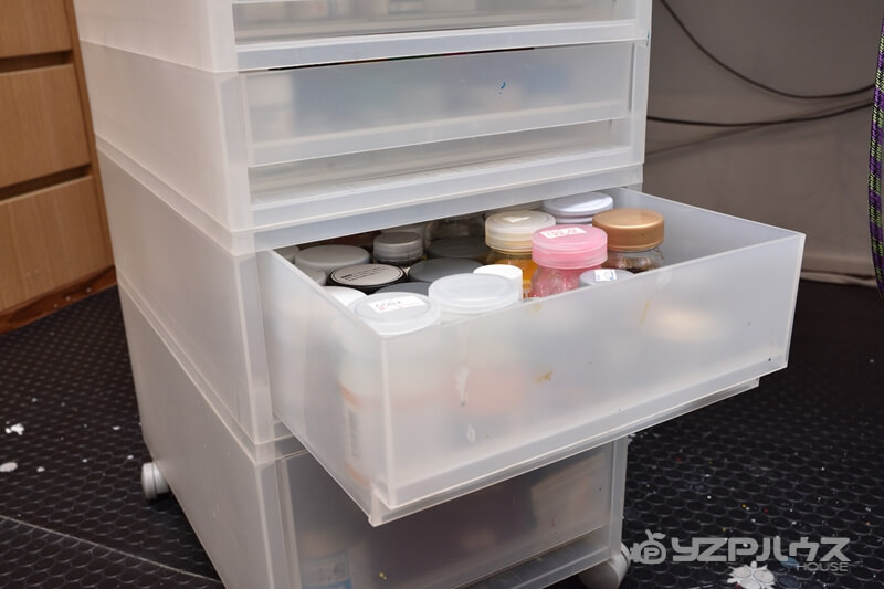 100均工具シリーズ。塗料を保管する。14_factory