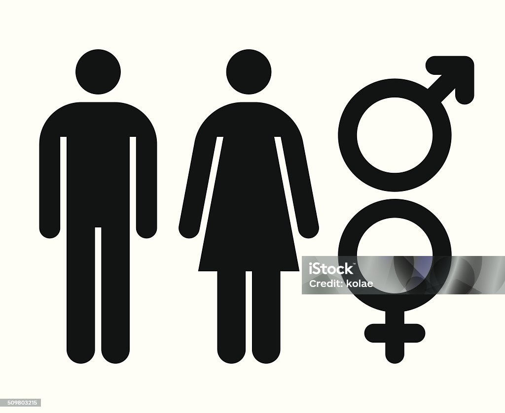 オスメスマーク_性別：イラスト無料