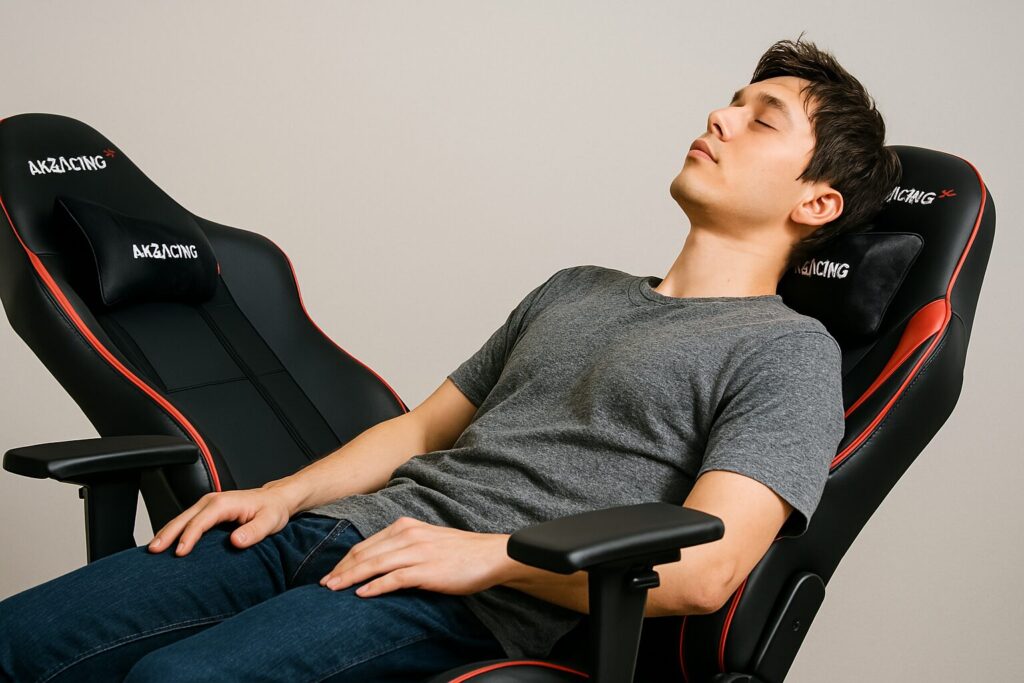 疲れたら倒して寝られる「ぐ〜たら極め座椅子」発売 スマホアームが付いたゲーミングチェアのような回転座椅子 1 2ねとらぼ