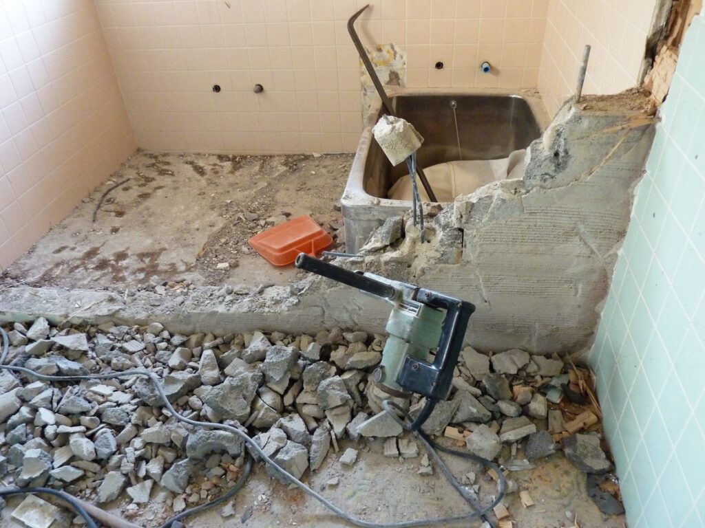 在来工法浴室の施工①リノベーション・リフォーム・新築ならスタイル工房