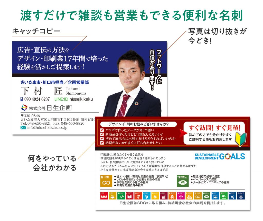 入稿データ作成イラストレータ、オフィス、画像 電脳名刺