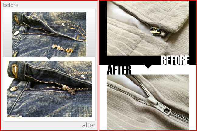 意外と多いお直しです。お洋服のリメイク、リフォーム、お直しなら「ママのリフォーム」へ