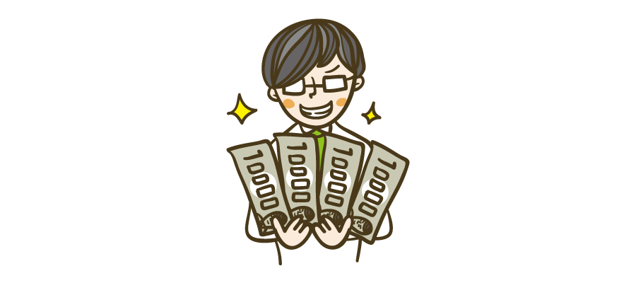 お金持ち イラストのかわいい手書き無料フリー素材まとめ - ONWAイラスト